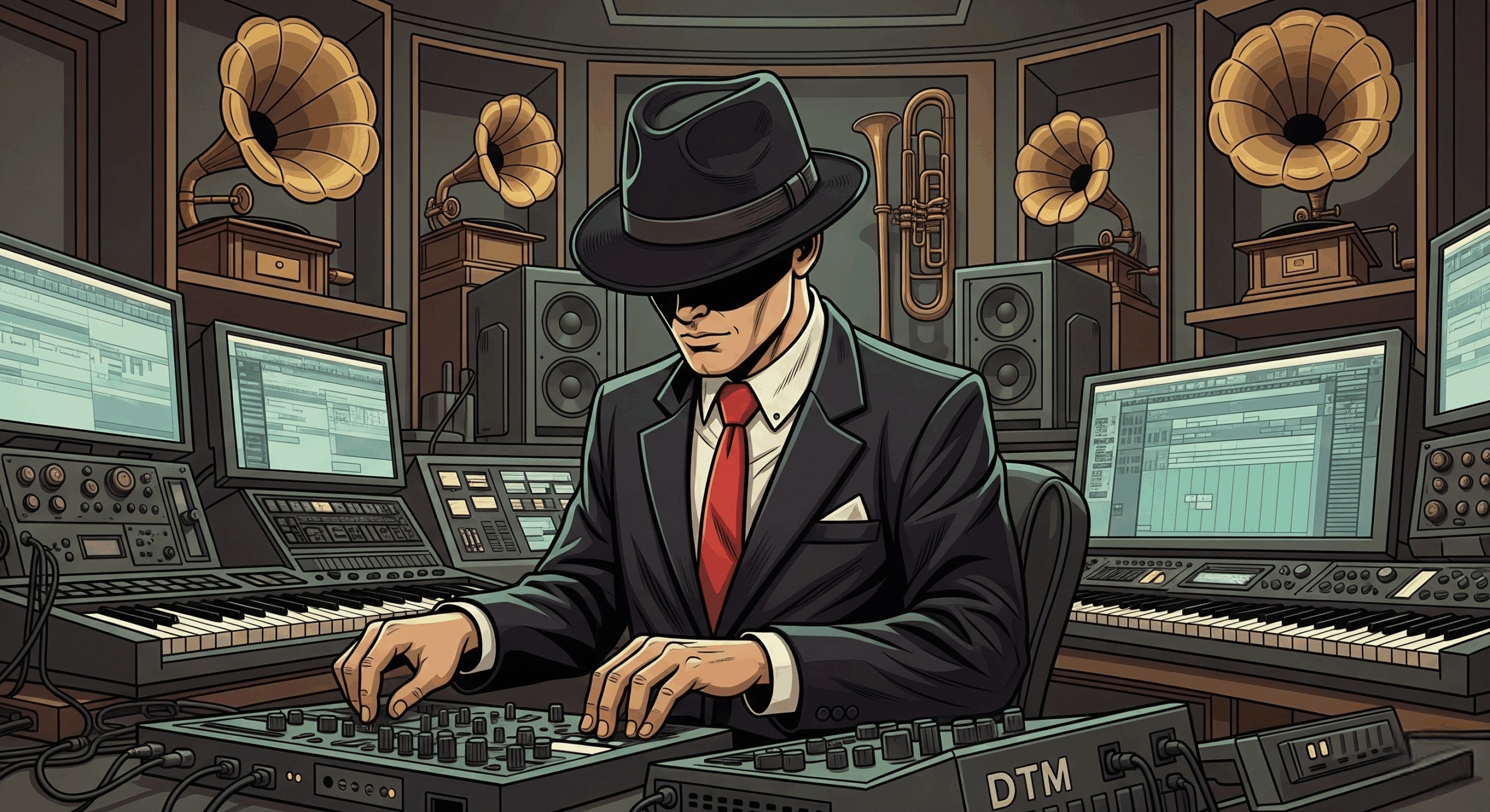 エレクトロスウィング・ジャズ専門作編曲家mARUTA mANABUのサイト