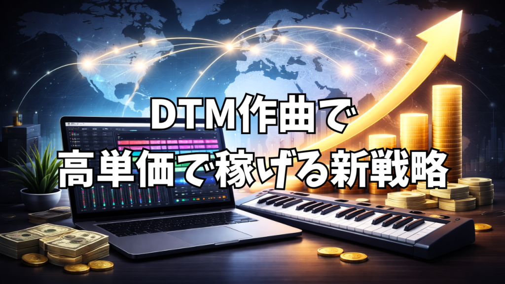 【2026年最新】DTM作曲で高単価で稼げる新戦略を公開