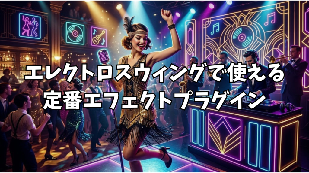 エレクトロスウィングで使えるエフェクトプラグイン3選