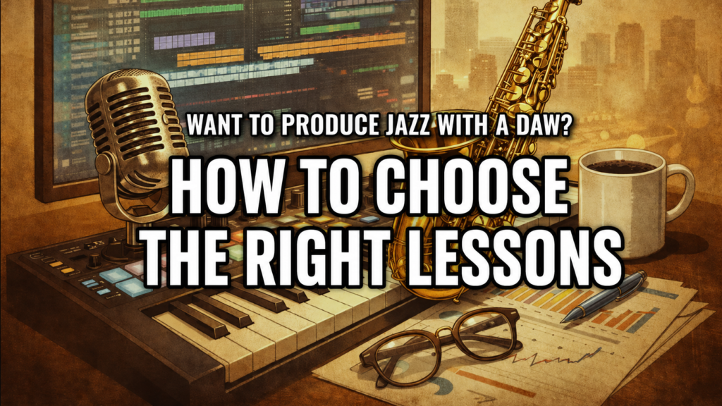 Want to Produce Jazz with a DAW? How to Choose the Right Music Production Lessons