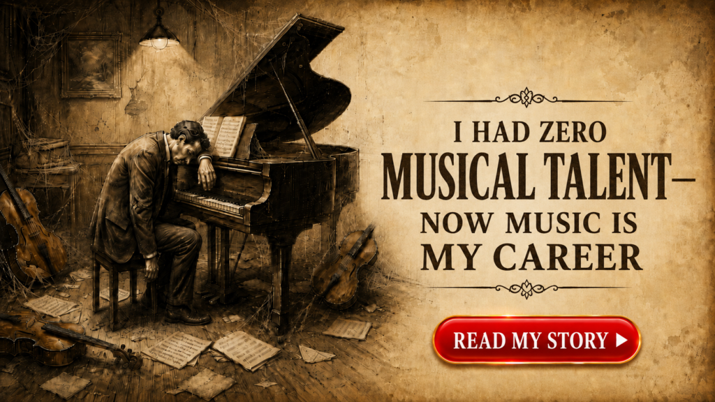 How I Built a Career in Music Despite Having Almost No Natural Talent
